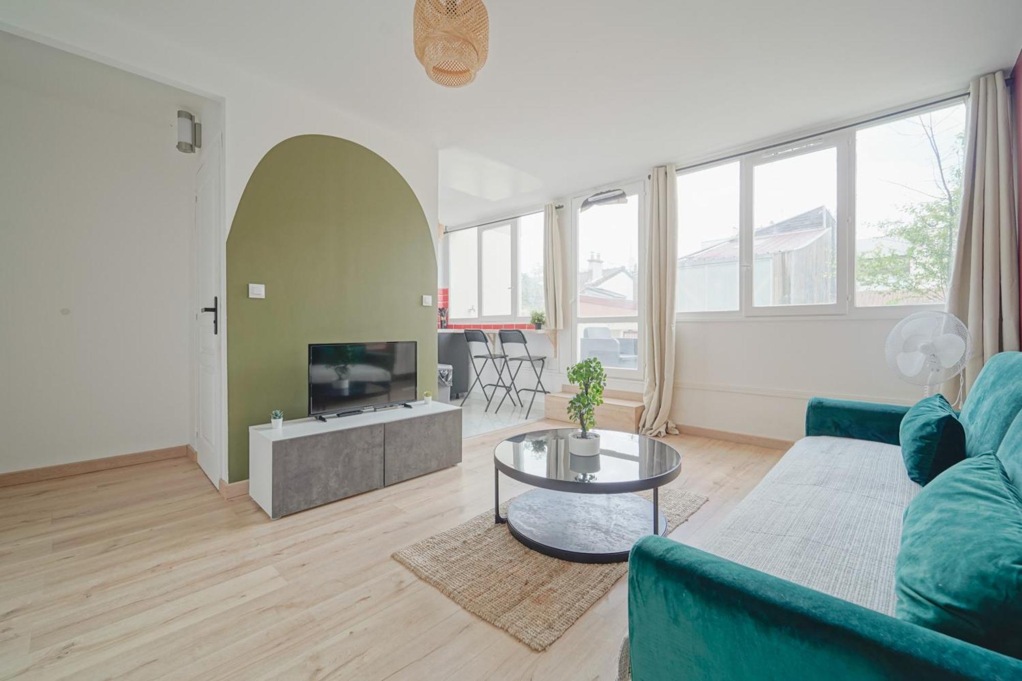 Apartamento Complete 1Br With Balcony Only 5 Min. On Foot To Metro By Doorman Saint-Ouen  Exterior foto