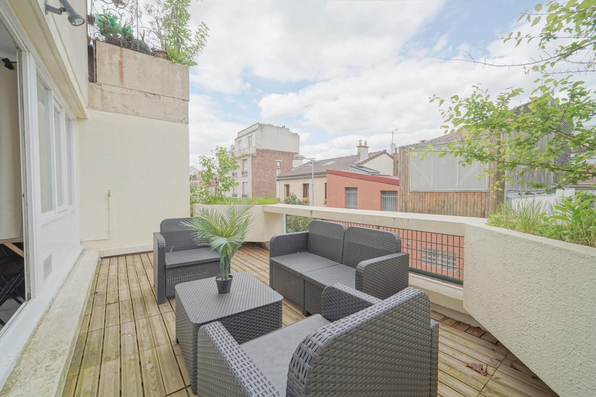 Apartamento Complete 1Br With Balcony Only 5 Min. On Foot To Metro By Doorman Saint-Ouen  Exterior foto